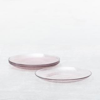 Los Cabos Glass Dinner Plate, Set of 4