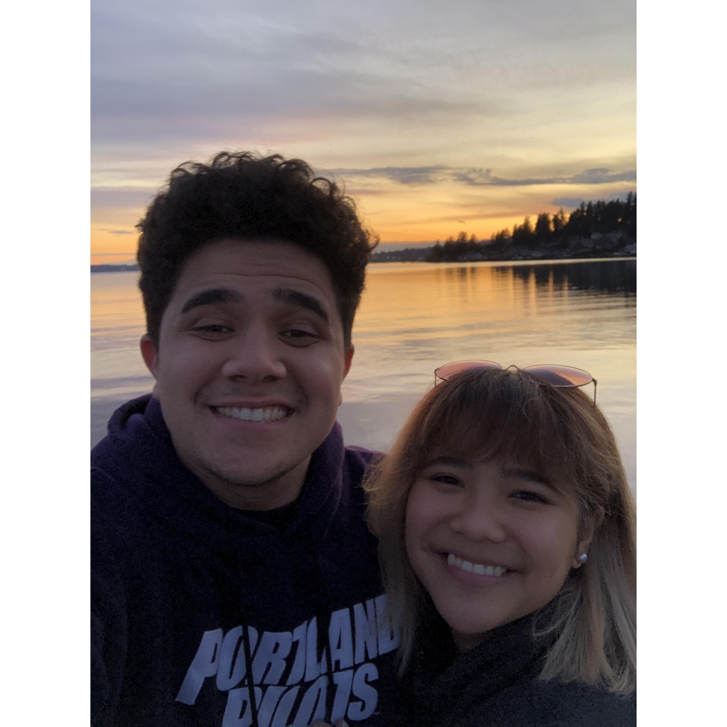 We love sunset views.