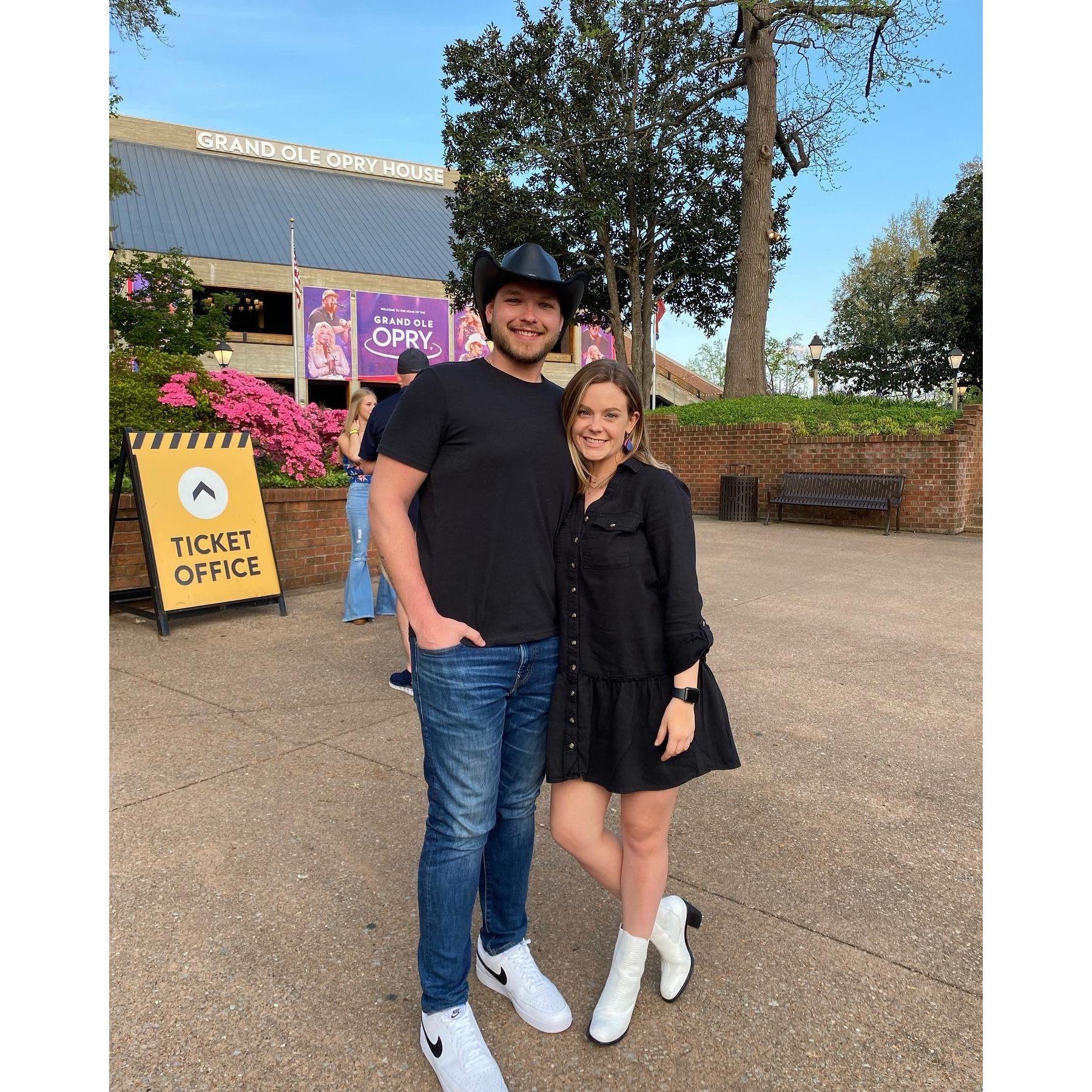 Seeing Carrie Underwood at the Grand Ole Opry in Nashville