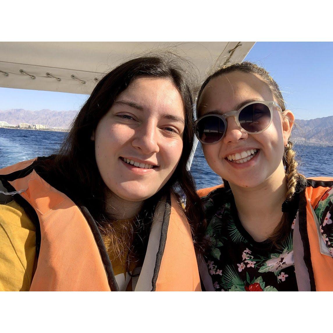 Hijacked a boat in Eilat, Israel.

***jk it was obtained 100% legally