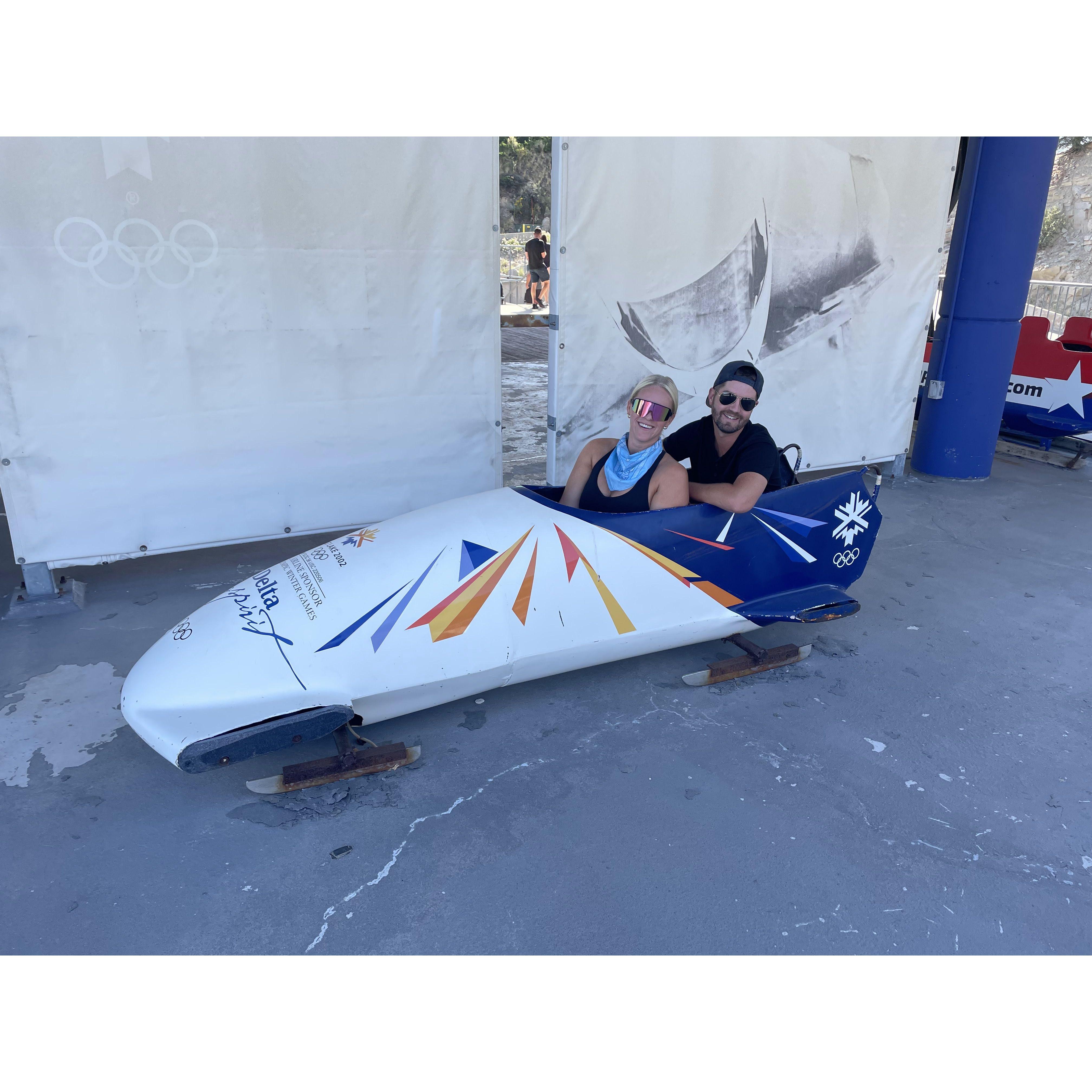 SEPT. 2022 - Bobsledding at Utah Olympic Park 