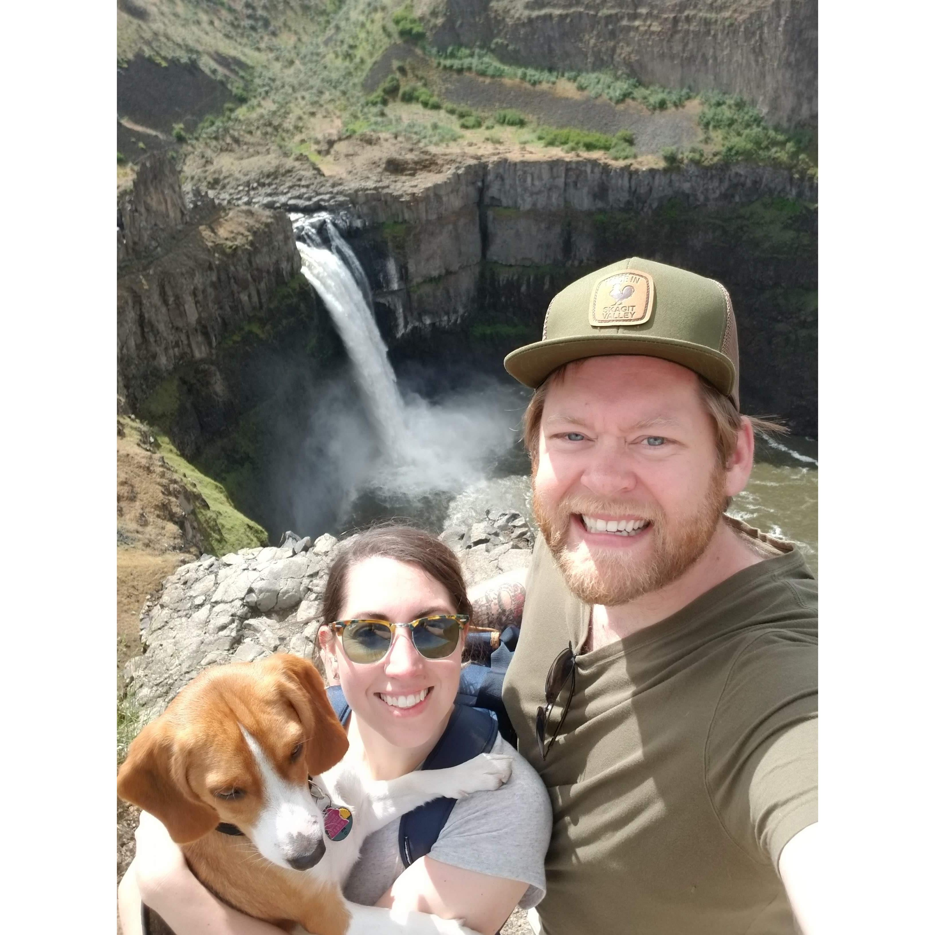 Minutes after popping the question