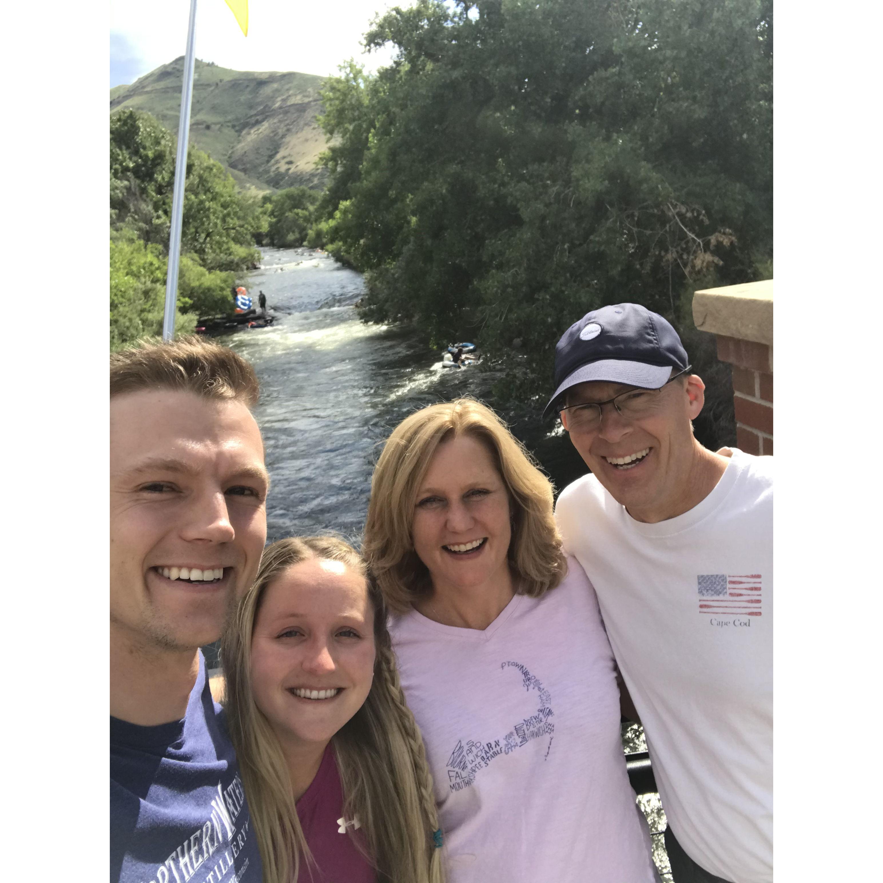 Matt's parents visiting us in CO!