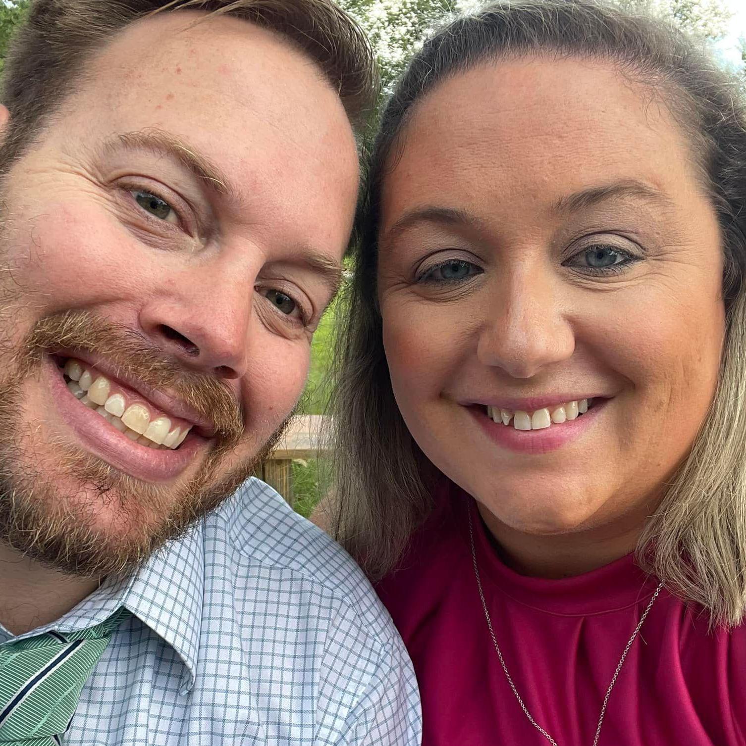 At Aaron and Georgia's wedding!