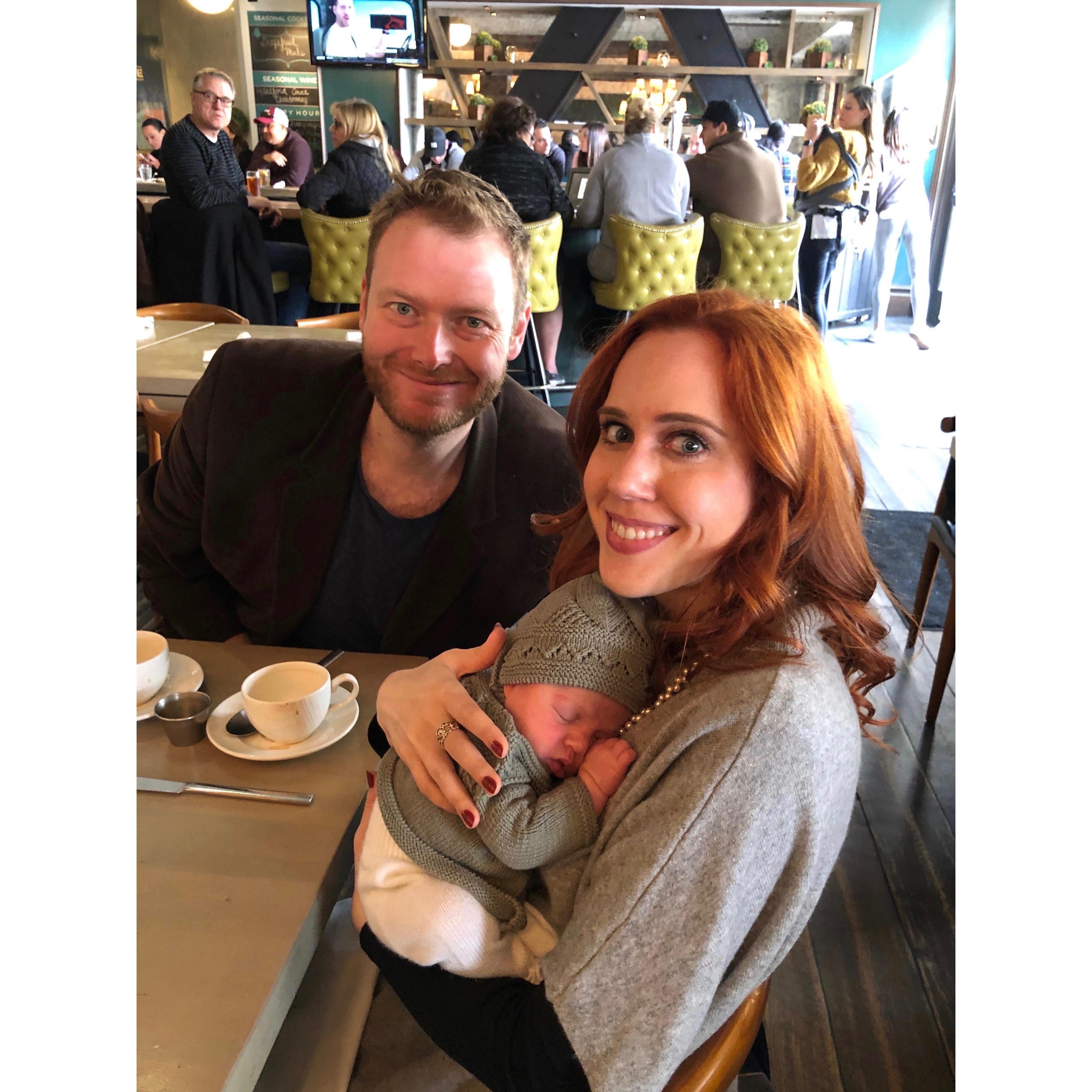 With our new niece (and Ann-Margaret's goddaughter) Valentina in February 2019.