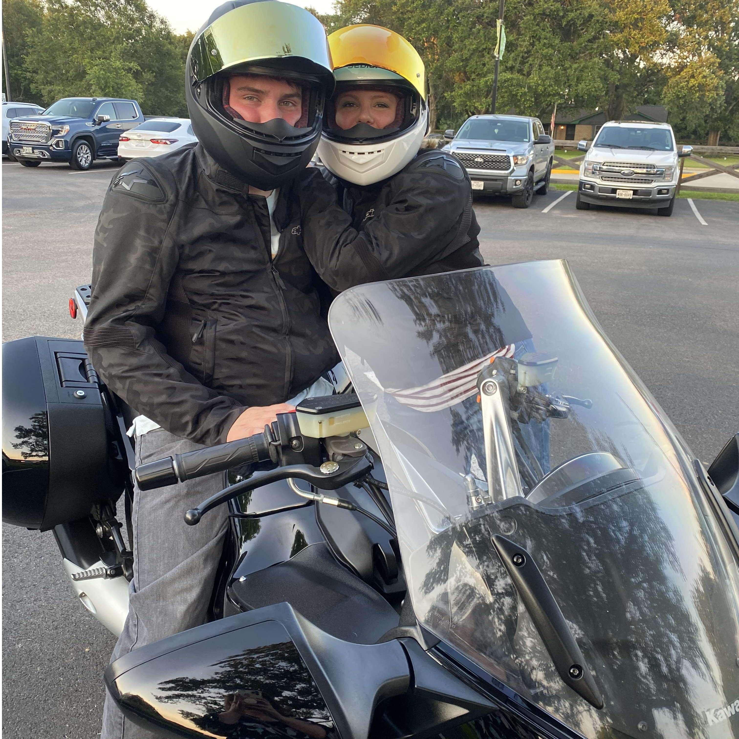 We love to ride as much as we can!