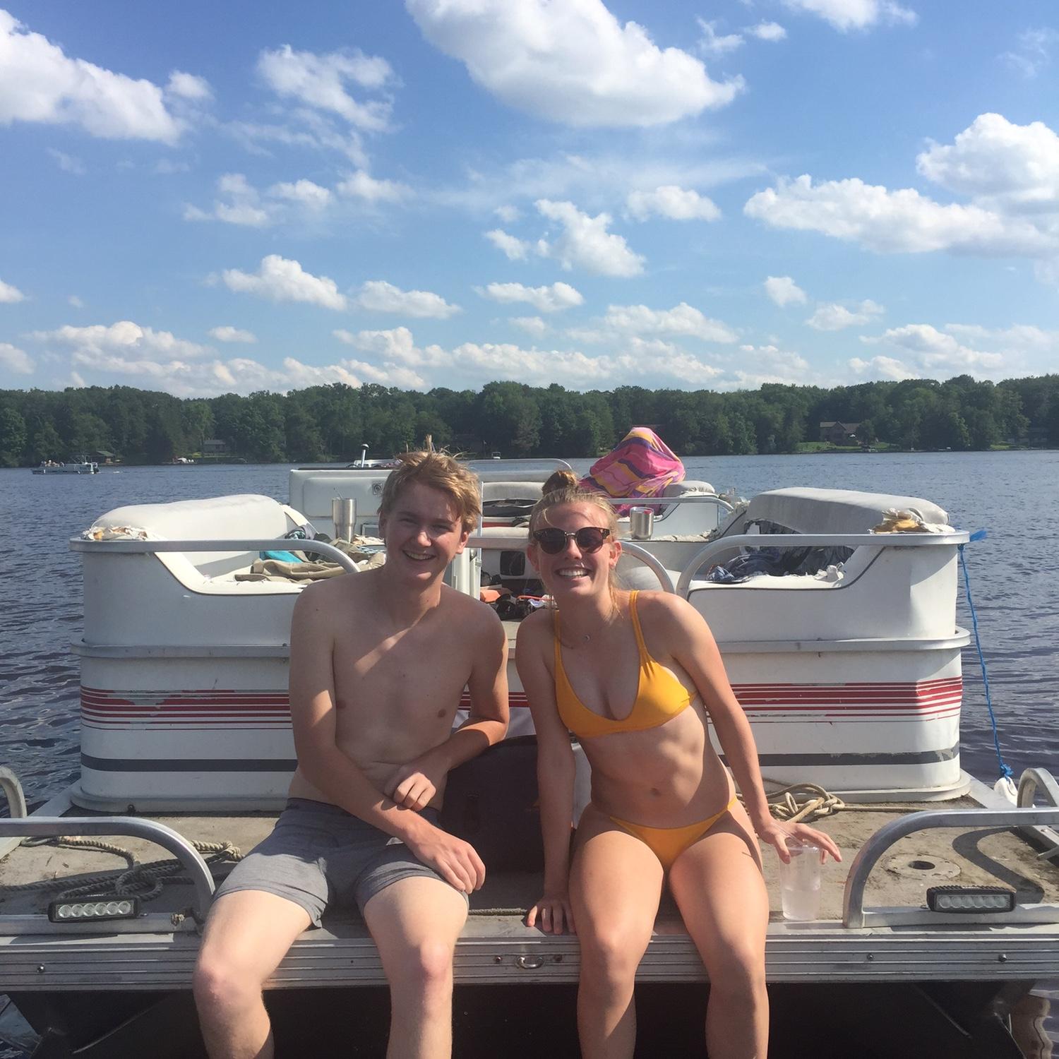 2017- Pontoon time on the Wisconsin River!