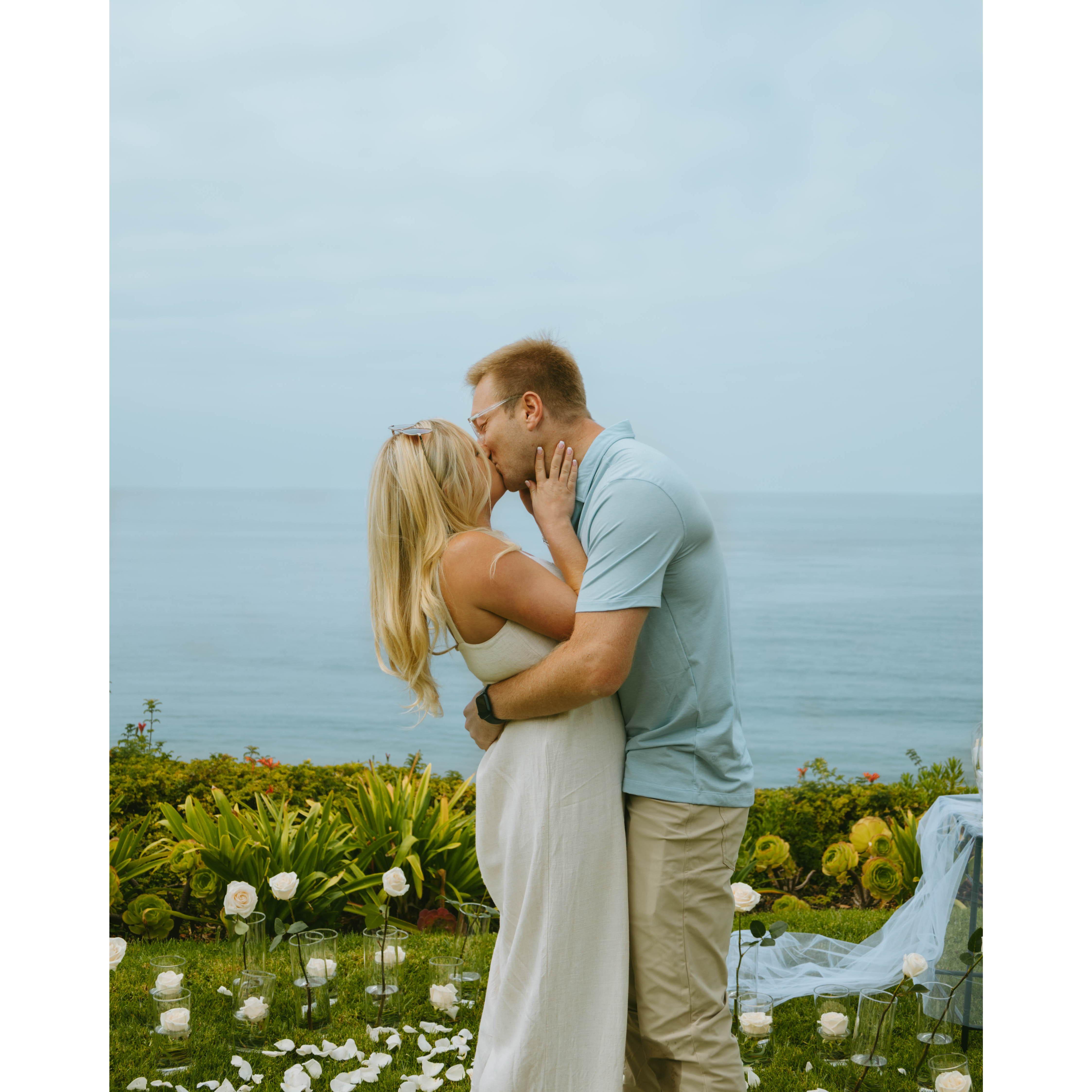 One of our favorite memories is when Riley proposed in Malibu, CA on September 14, 2024.