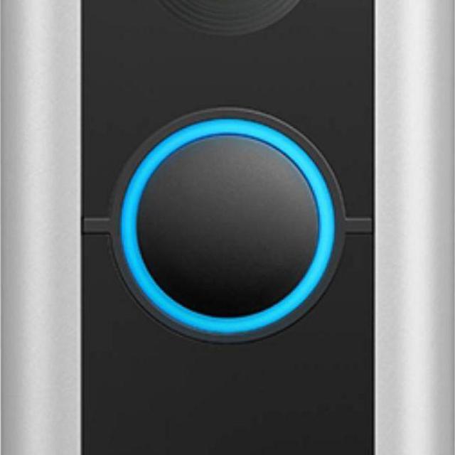 Ring - Video Doorbell Pro 2 Smart WiFi Video Doorbell Wired - Satin Nickel