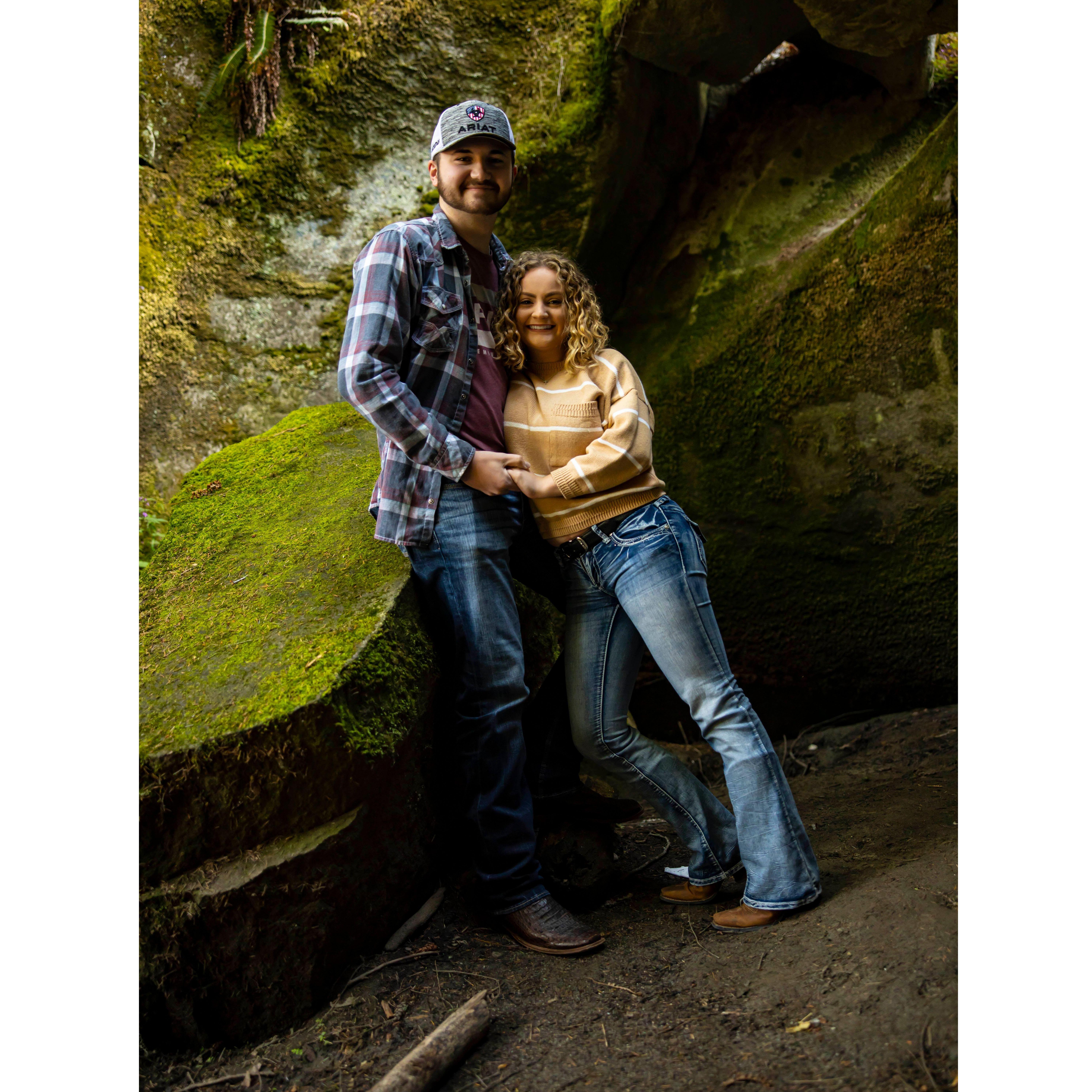 One of many engagement photos we took!