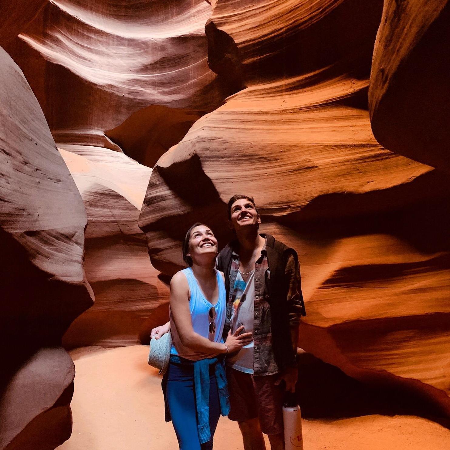 In awe of Antelope Canyon