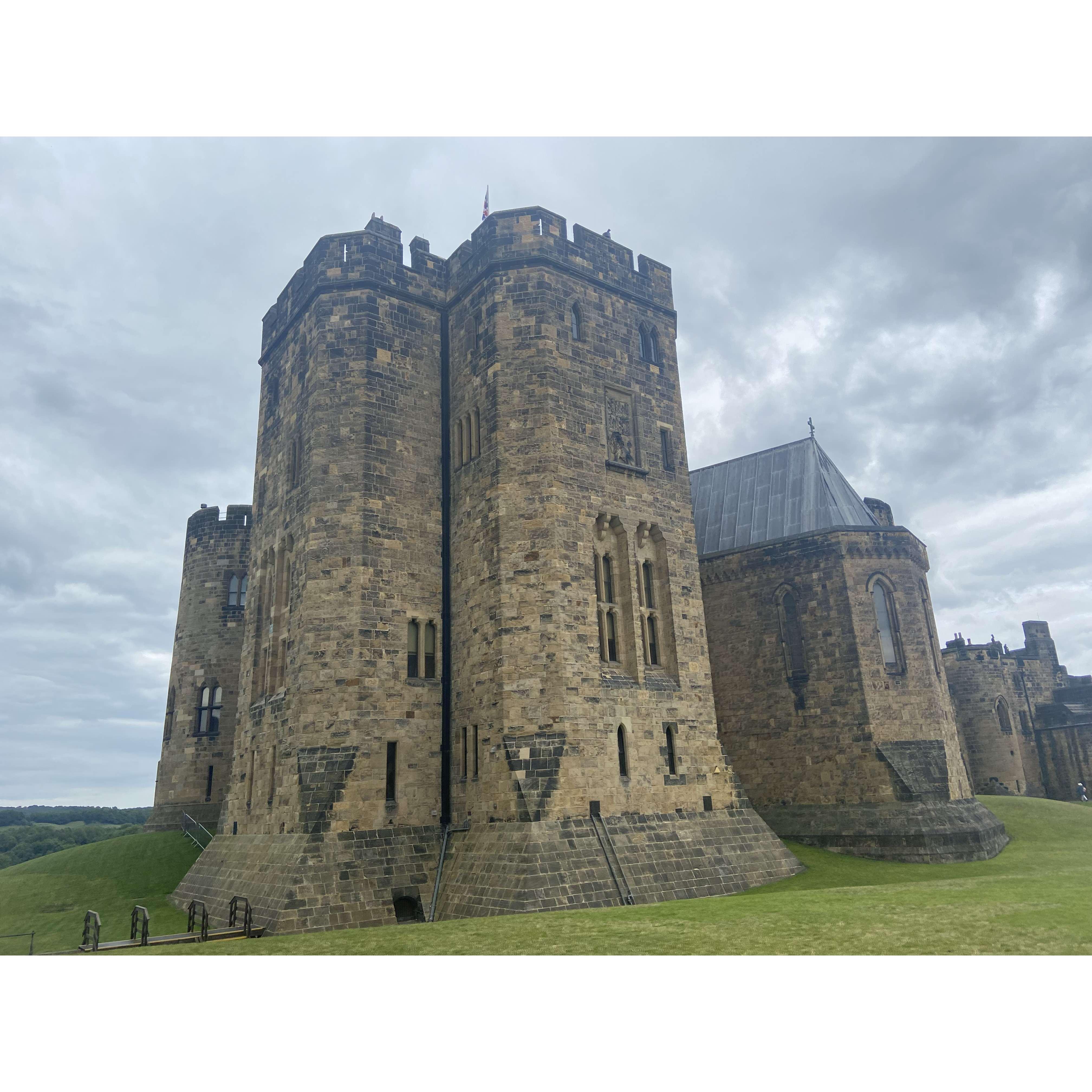 I loved the castle, and in the town outside there was a rare book shop, which I will have to go back to investigate someday soon.