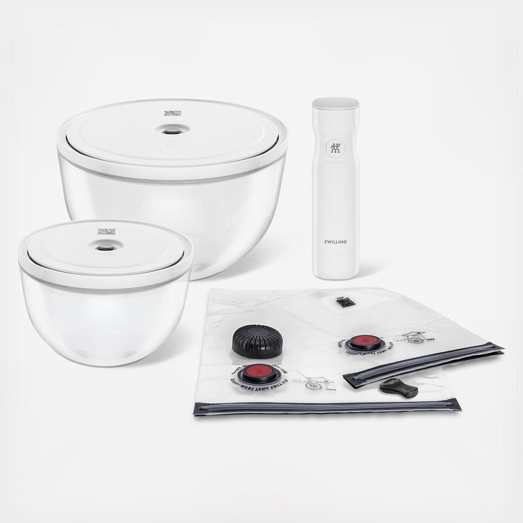 ZWILLING, Fresh & Save 9-Piece Glass Vacuum Bowl Starter Set | Zola