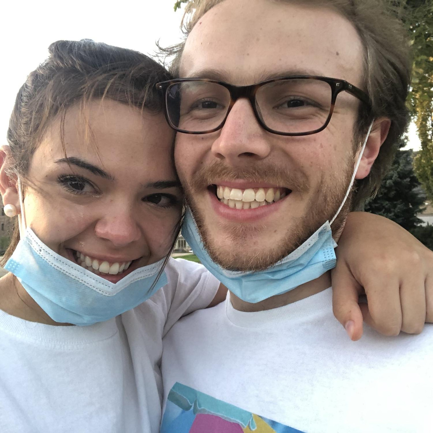 Saying goodbye as Georgi left for Honduras / Fall 2020