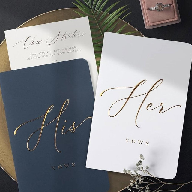 Bridal Shower Gift - Vow Books