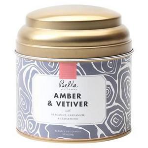 Tin Candle Amber & Vetiver 10.2oz - Bella by Illume®