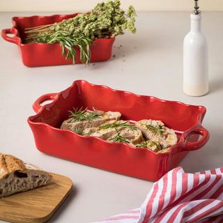 Cook & Host Rectangular Ruffled Baker