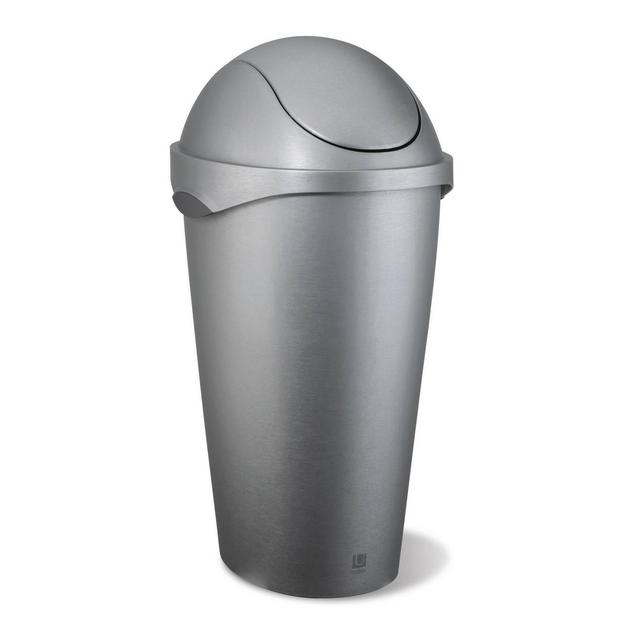 Umbra 12gal Swinger Indoor Trash Can Nickel