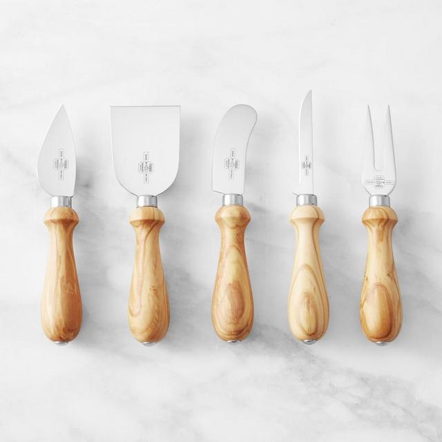 Olivewood Cheese knivesCheese Knives S/5Long