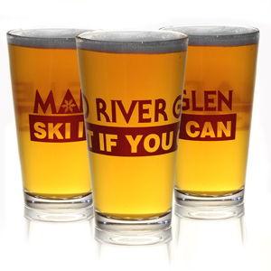 Mad River Glen Pint Glass