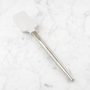 Williams Sonoma Silicone Spatula with Stainless-Steel Handle, White