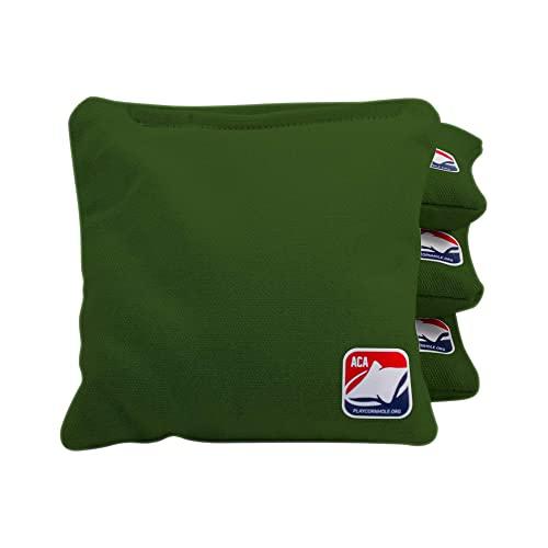 Official Cornhole Bags from The American Cornhole Association - 6" Double-Stitched Corn-Filled Bean Bags for Corn Hole Outdoor Game - Regulation Size