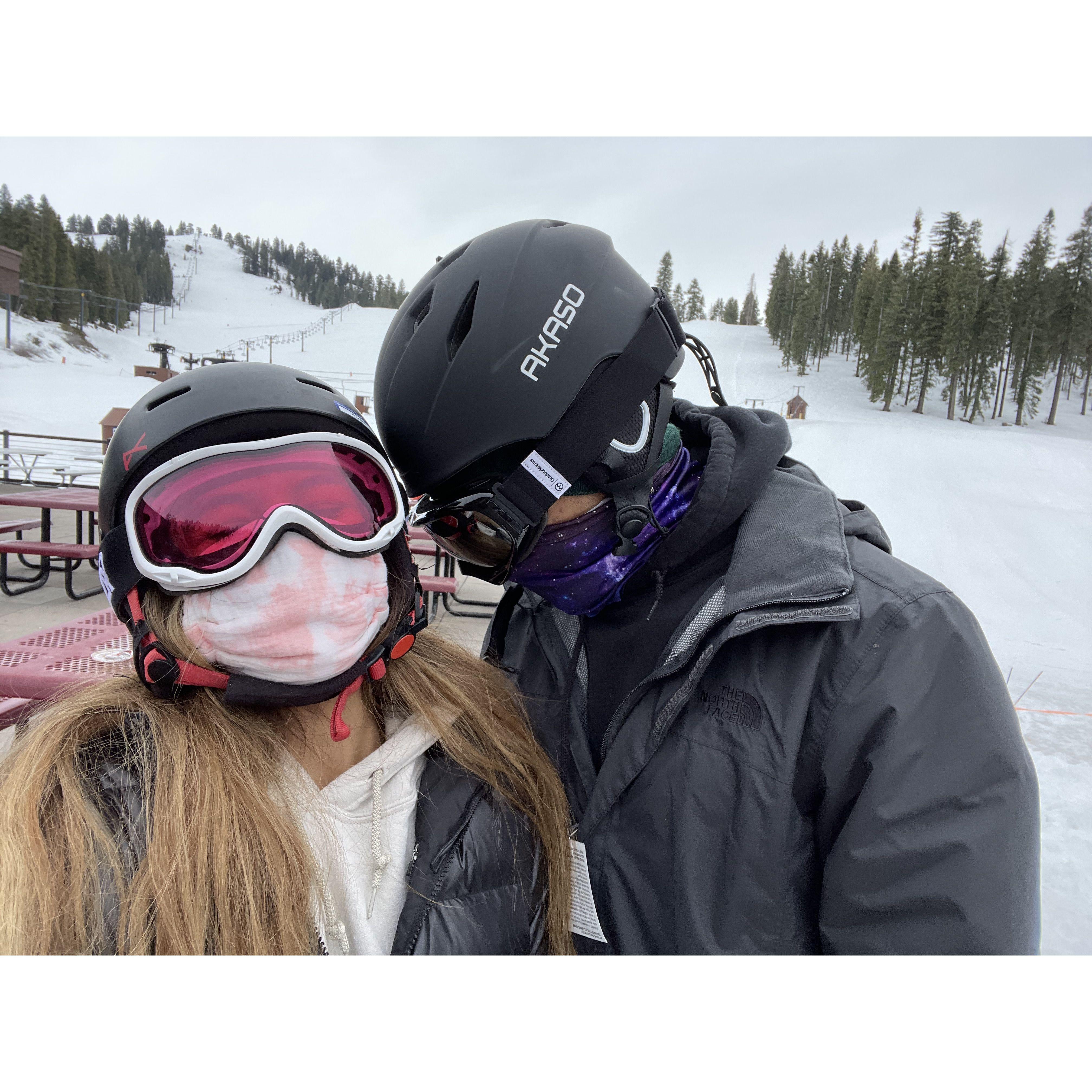 Our first trip together, March 3rd,2020🏂