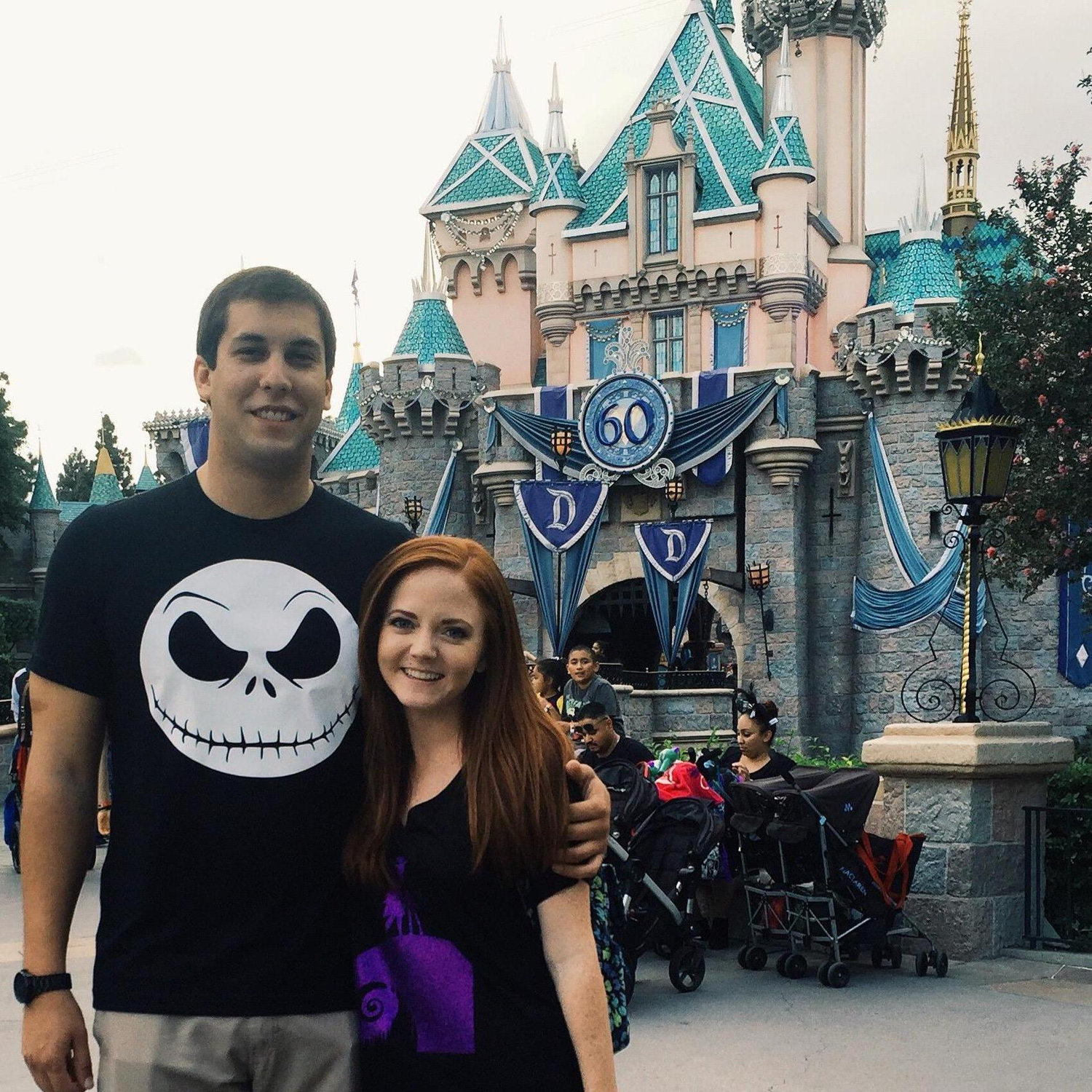 We met while working at Disneyland in the Disney College Program and had our first (official) date at Mickey's Halloween Party.