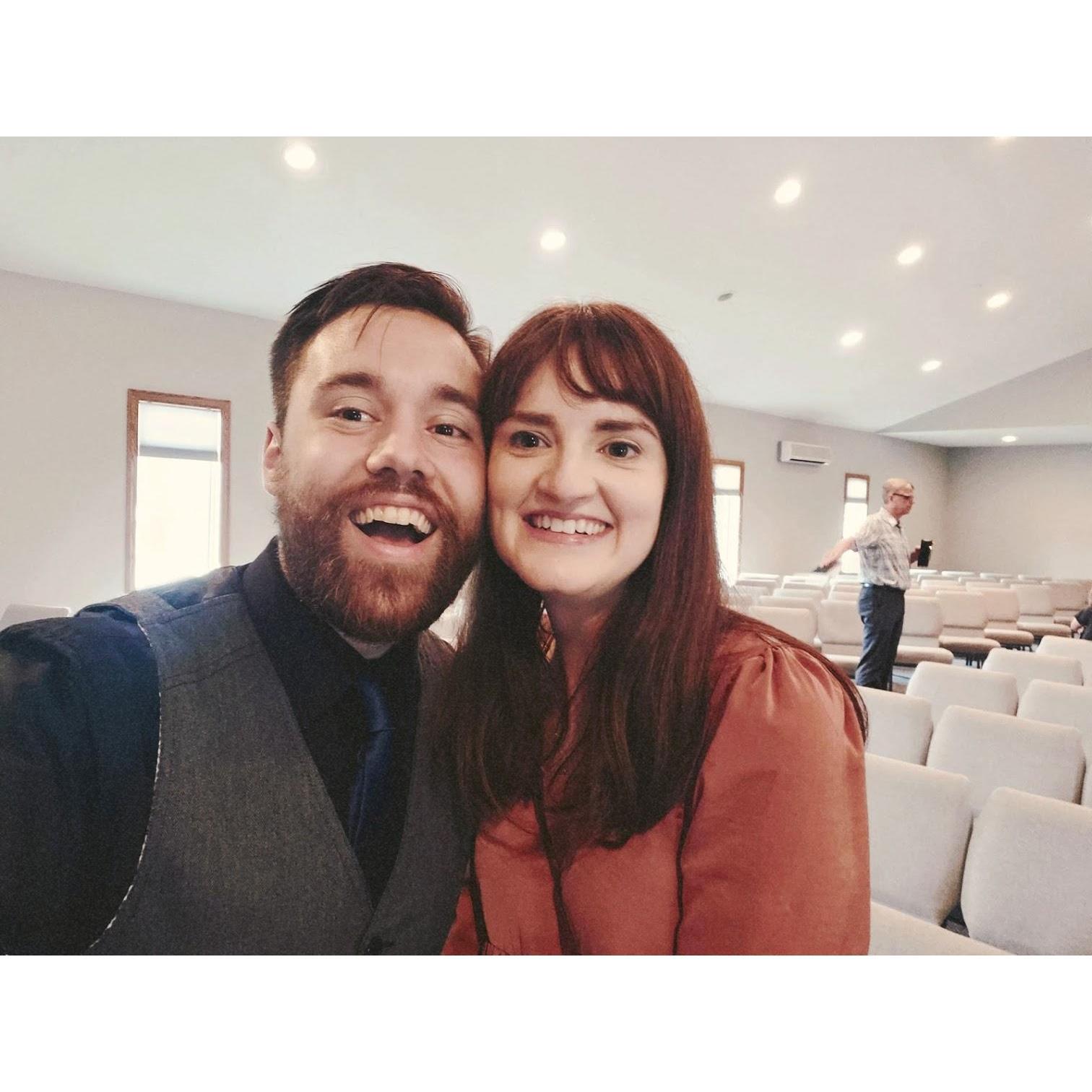 First time at Jules' church (Bloom Baptist).