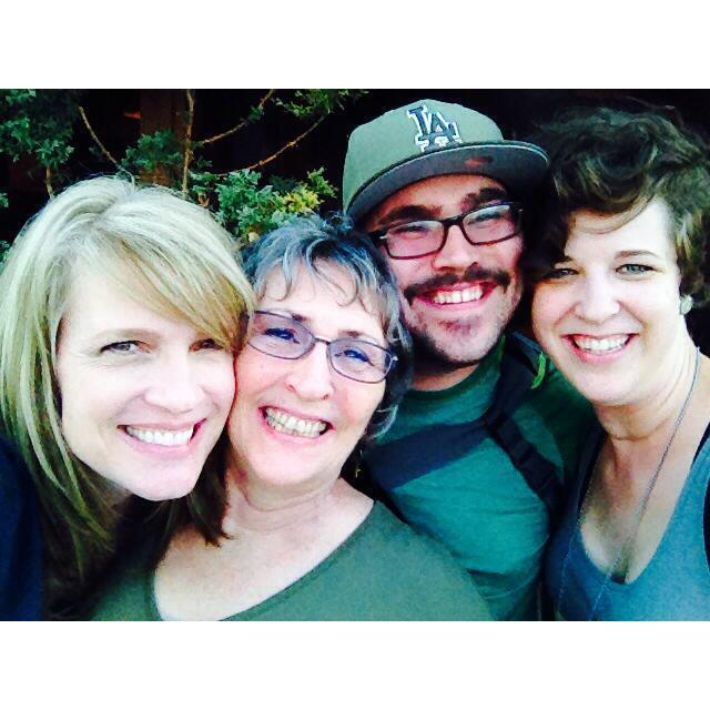 With Sean's mom plus family friend Minda in Burbank. 2013.