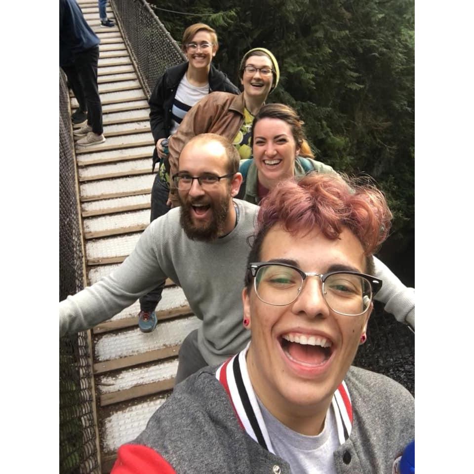 Us with our friends Lauren, Mateo and Kaiya in Canada