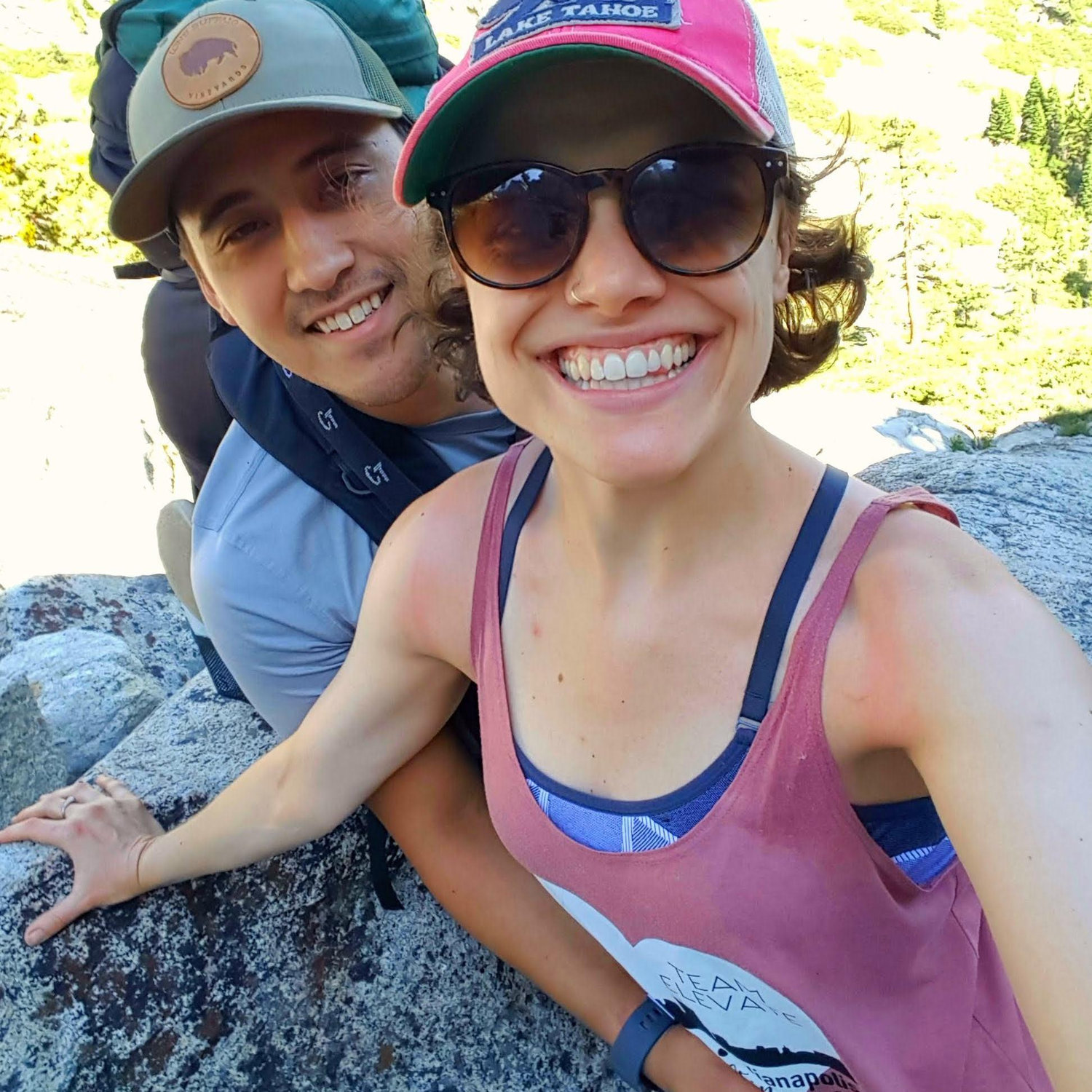 Our first backpacking trip together 