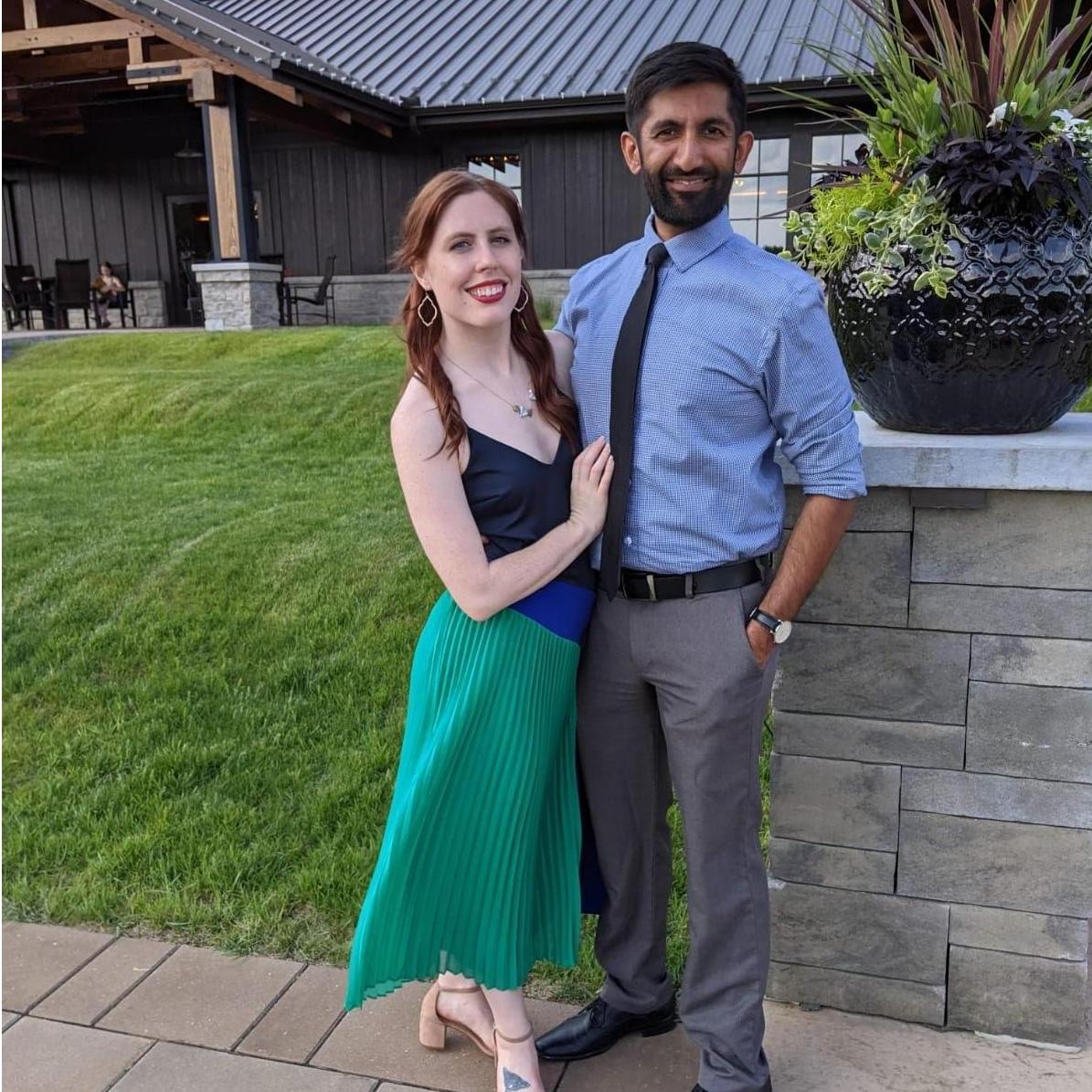 Dusting off our fancy clothes to celebrate more great friends! (Friends wedding May 2021)