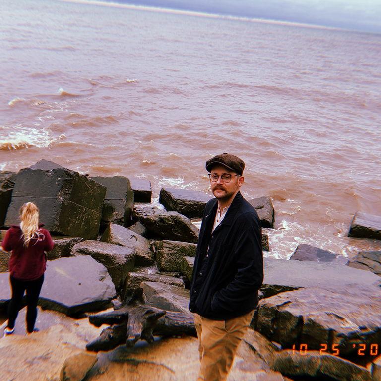 October 2020 | Michael looking very stoic after Katie's 29th birthday in Vermillion