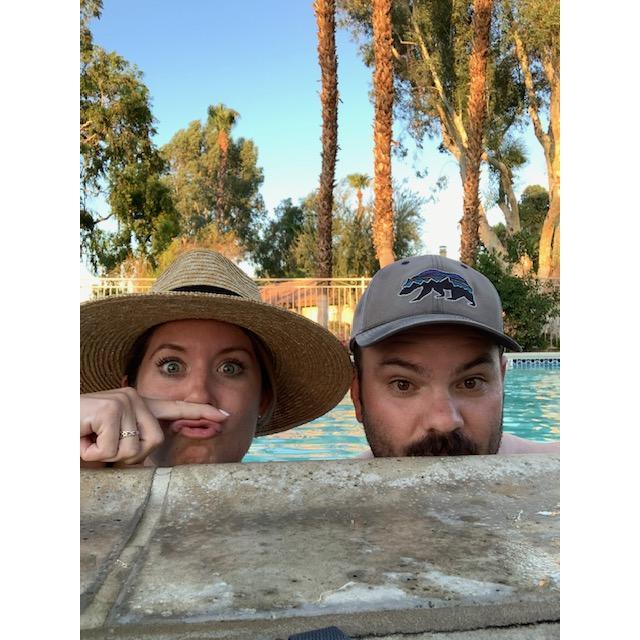 July 2020 post-deployment leave in Palm Desert, CA.