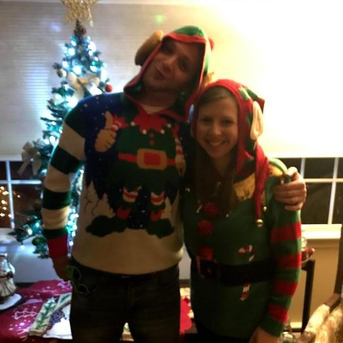 Ugly christmas sweater party