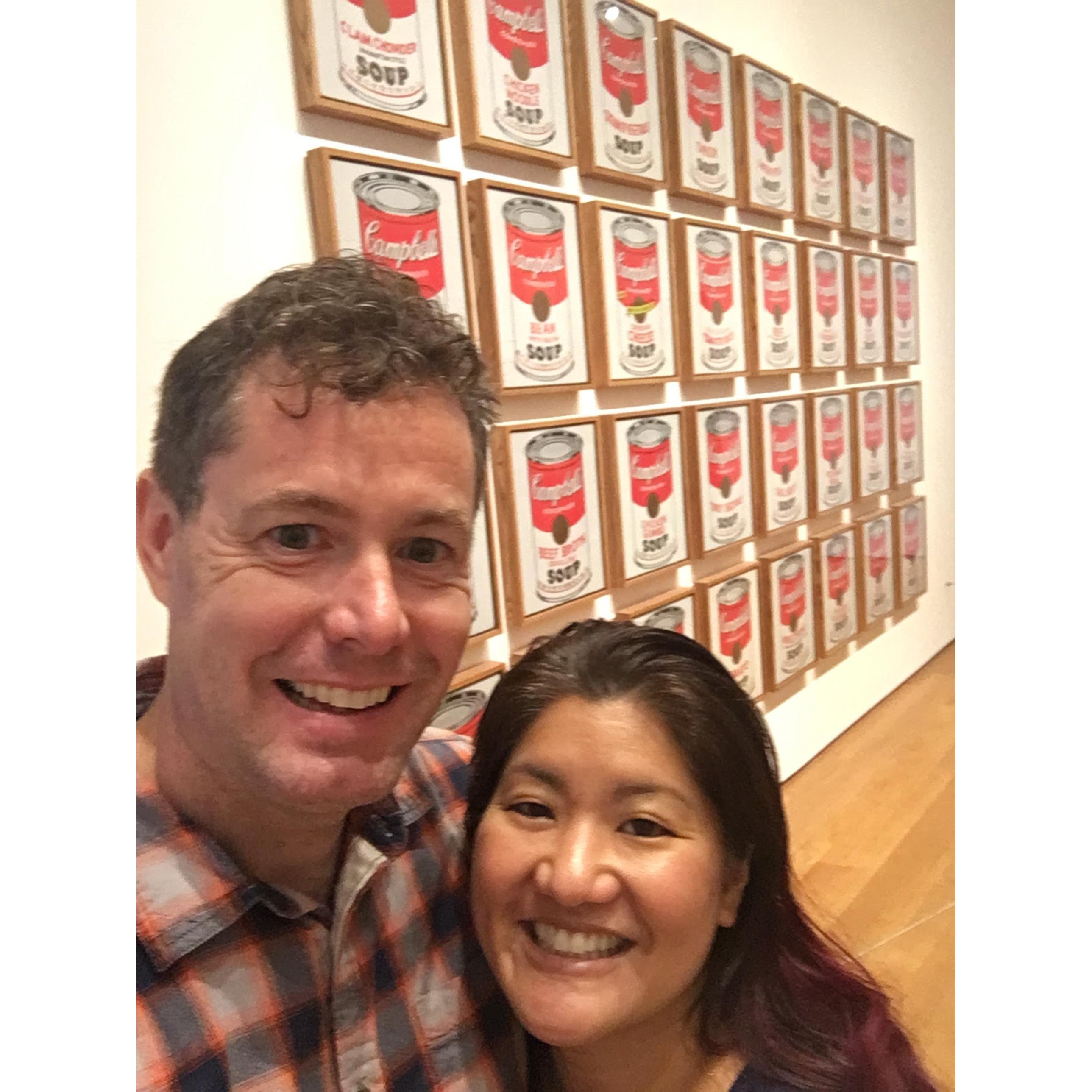 Some times we try do to cultured stuff, like soup.