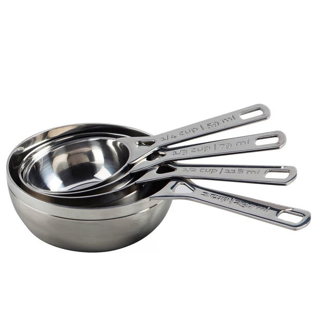 Le Creuset Stainless Steel Measuring Cups, Set of 4