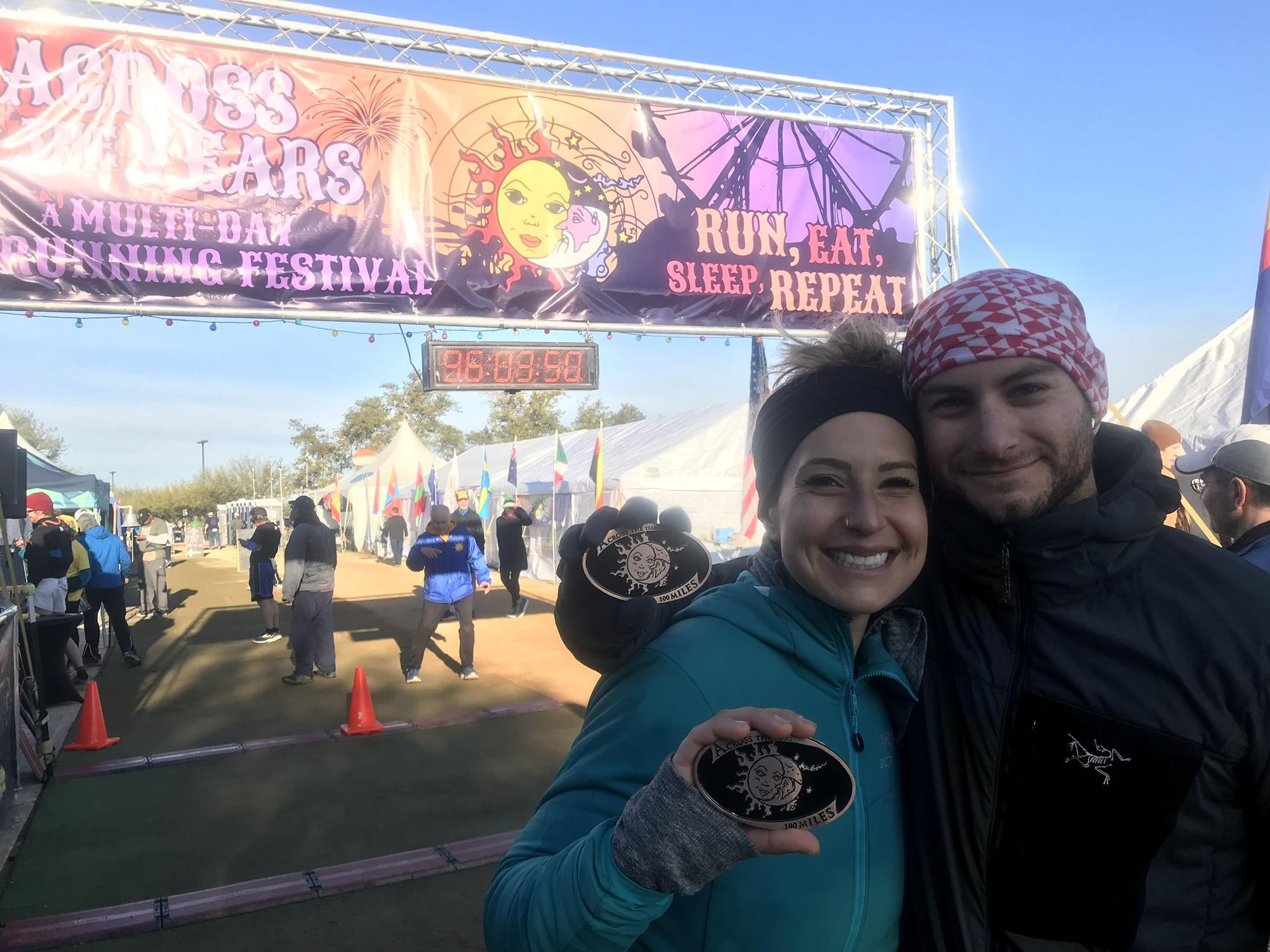 Dec/Jan 2019-2020 Across The Years 72 hour race! I finished 150 miles and Sam finished 100+!