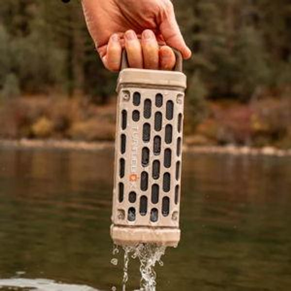 The Turtlebox Ranger: Outdoor Waterproof Bluetooth Speaker (River Rock)