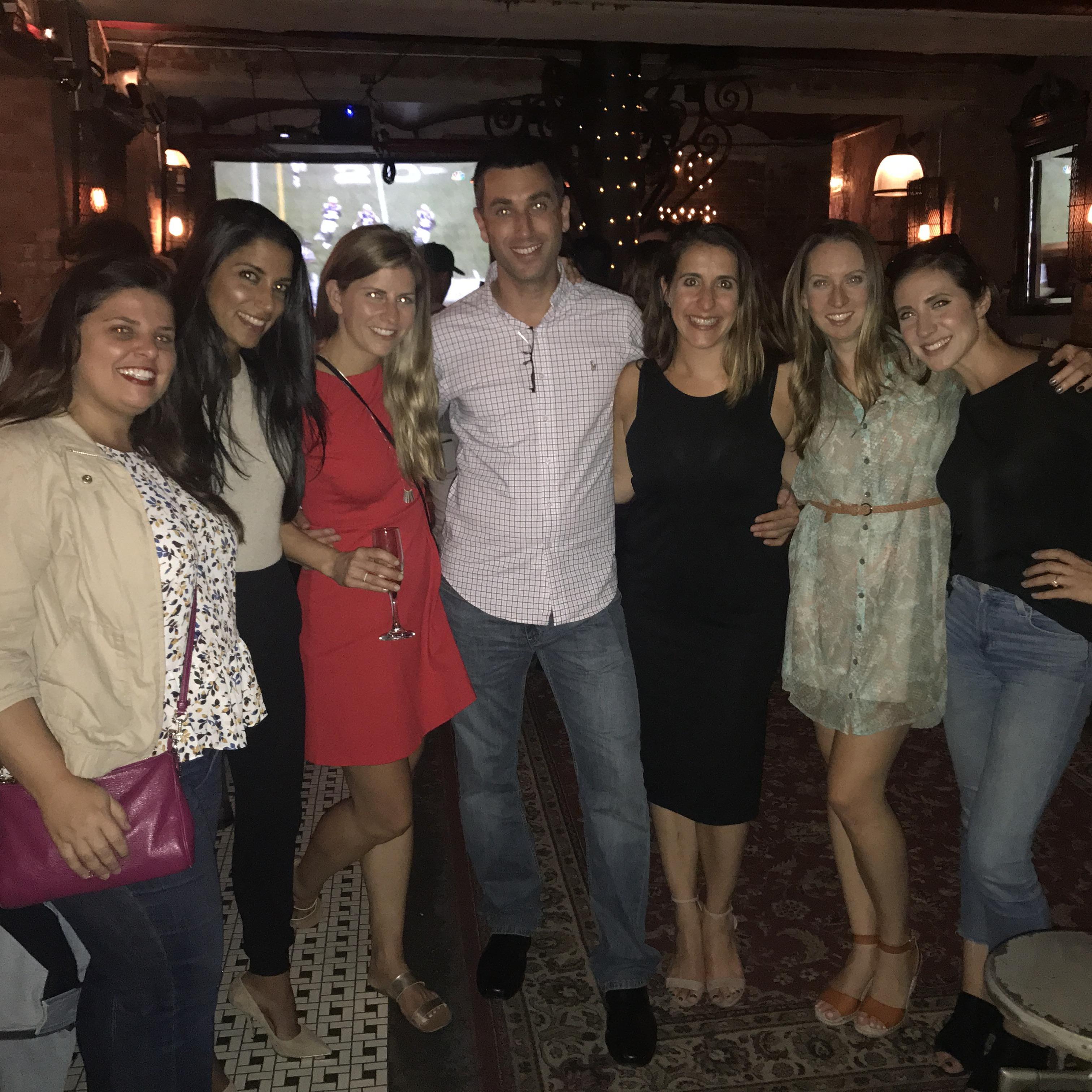 Paul meeting the ladies.