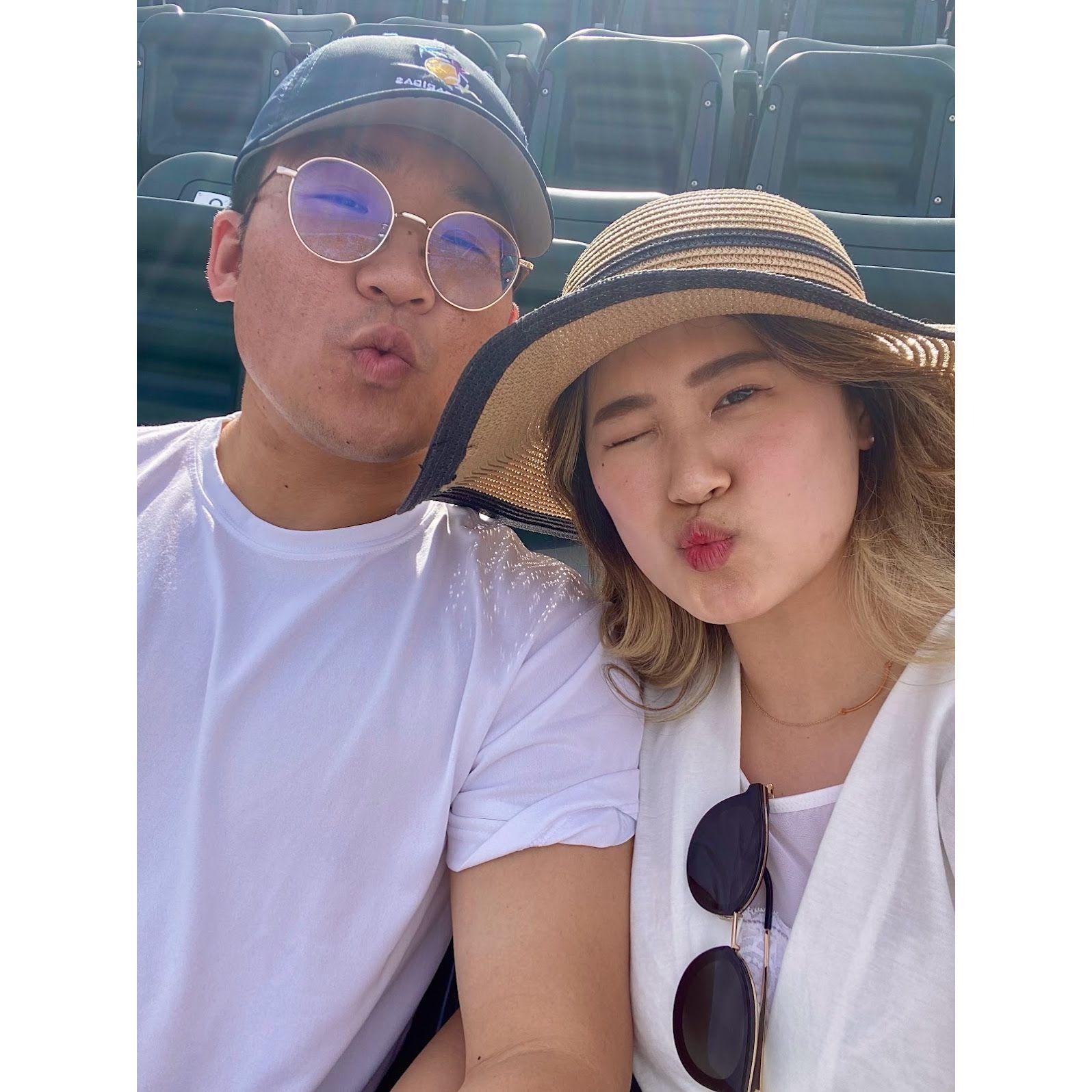 And about 5 confessions, 5 rejections, and 1 haircut later... God finally touched Amy's heart and they officially began dating.