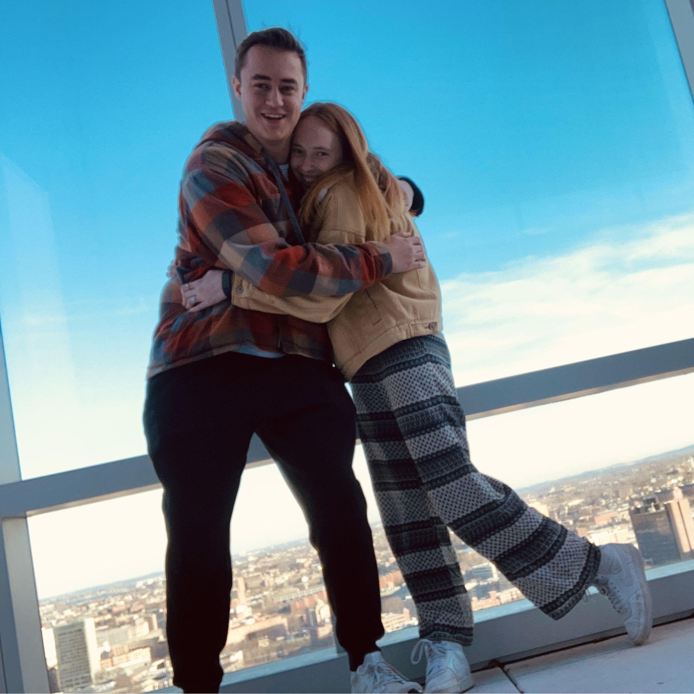 Winter 2022 - One of our first trips together to Boston