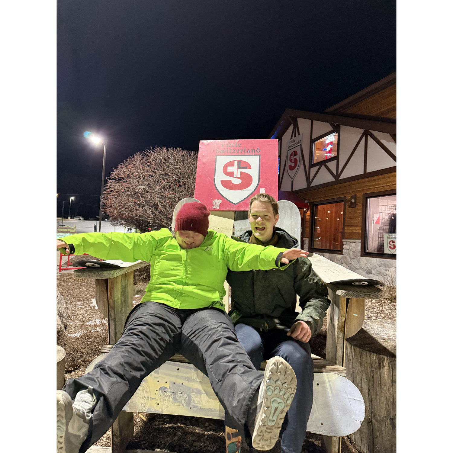Emma is learning to ski
