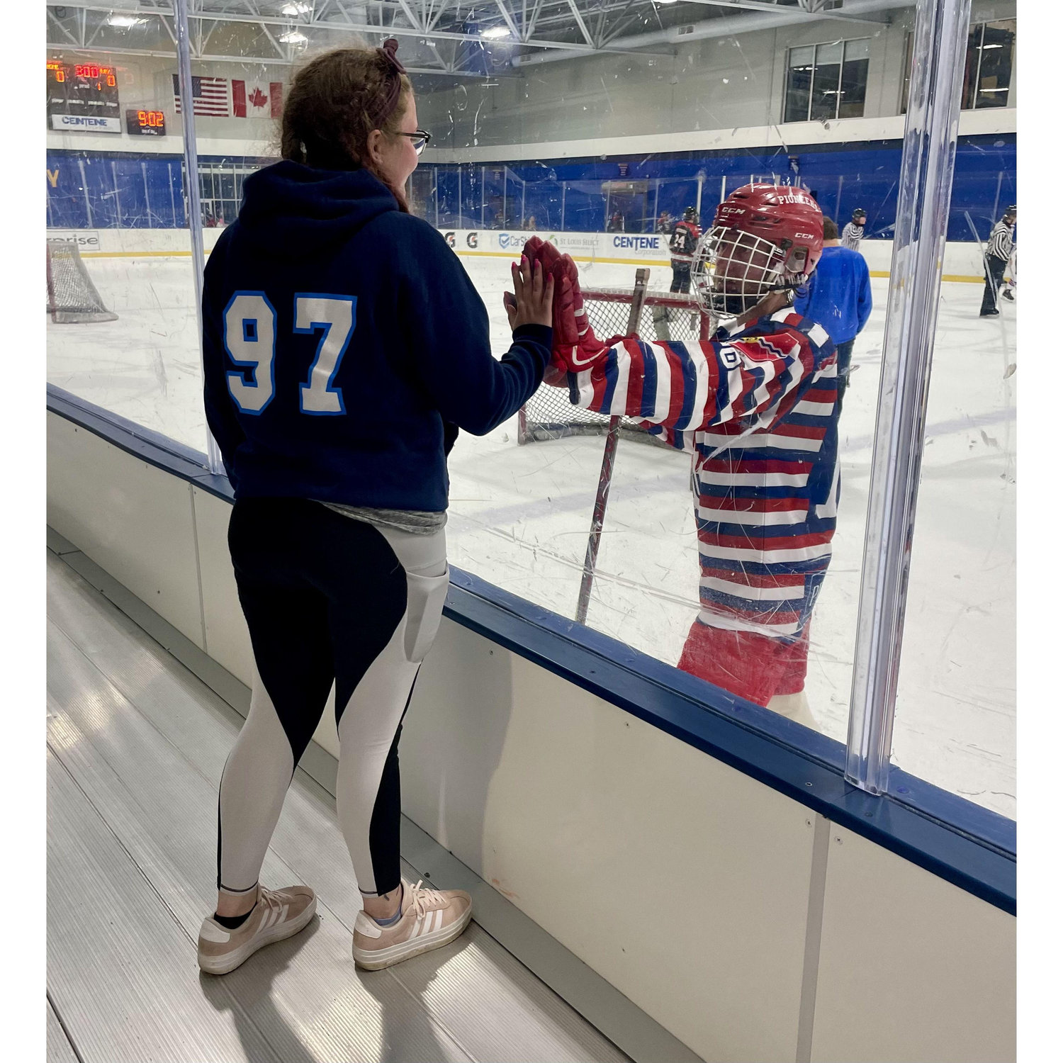 Hockey is a huge part of our relationship. Watching Cooper play hockey will always be the highlight of my Sunday nights
