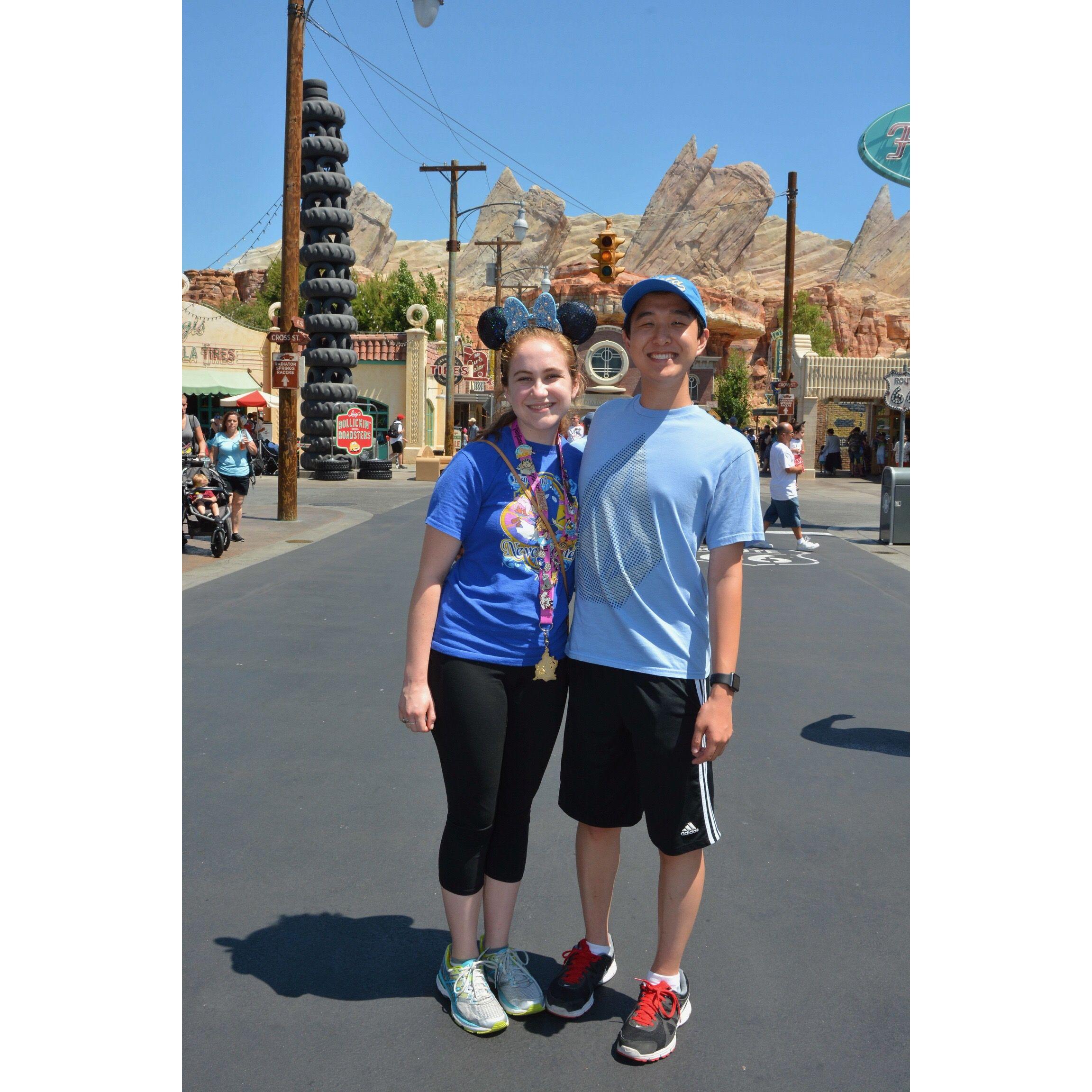 First Disney trip (Allison may have made Nick walk 18 miles that day)