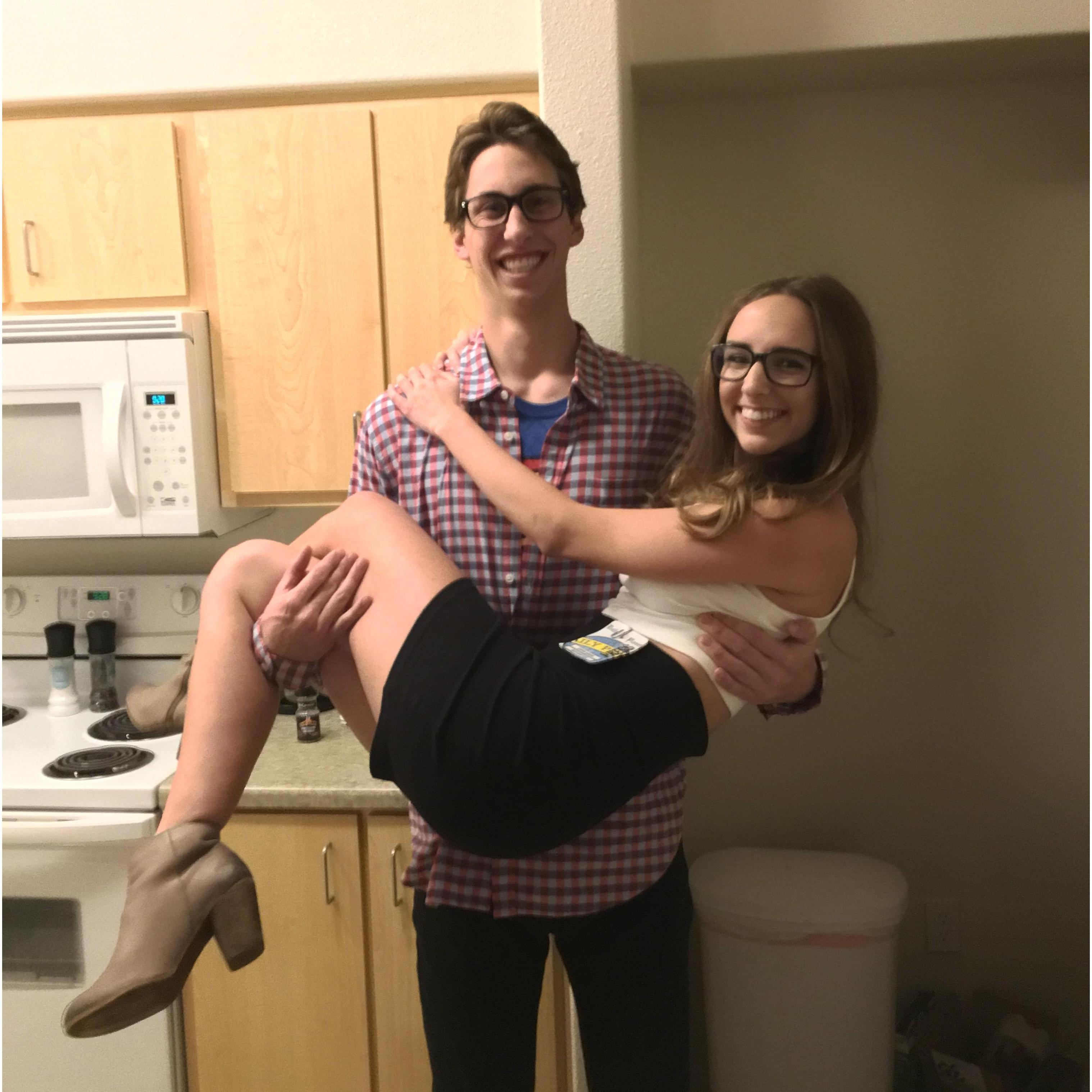 Louise Lane and Clark Kent