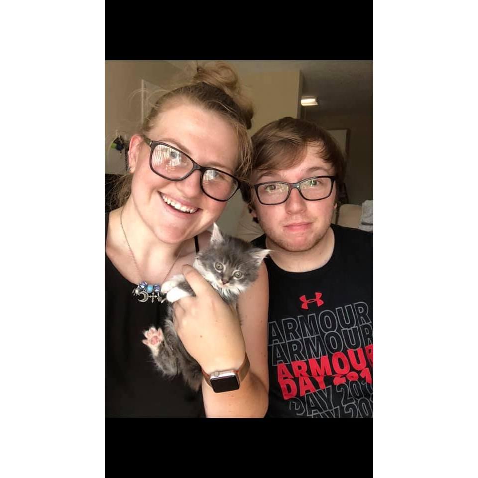 Taken right after we got our first kitten together