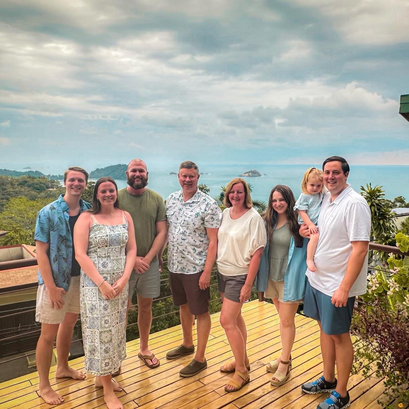 Costa Rica with Lauren's family