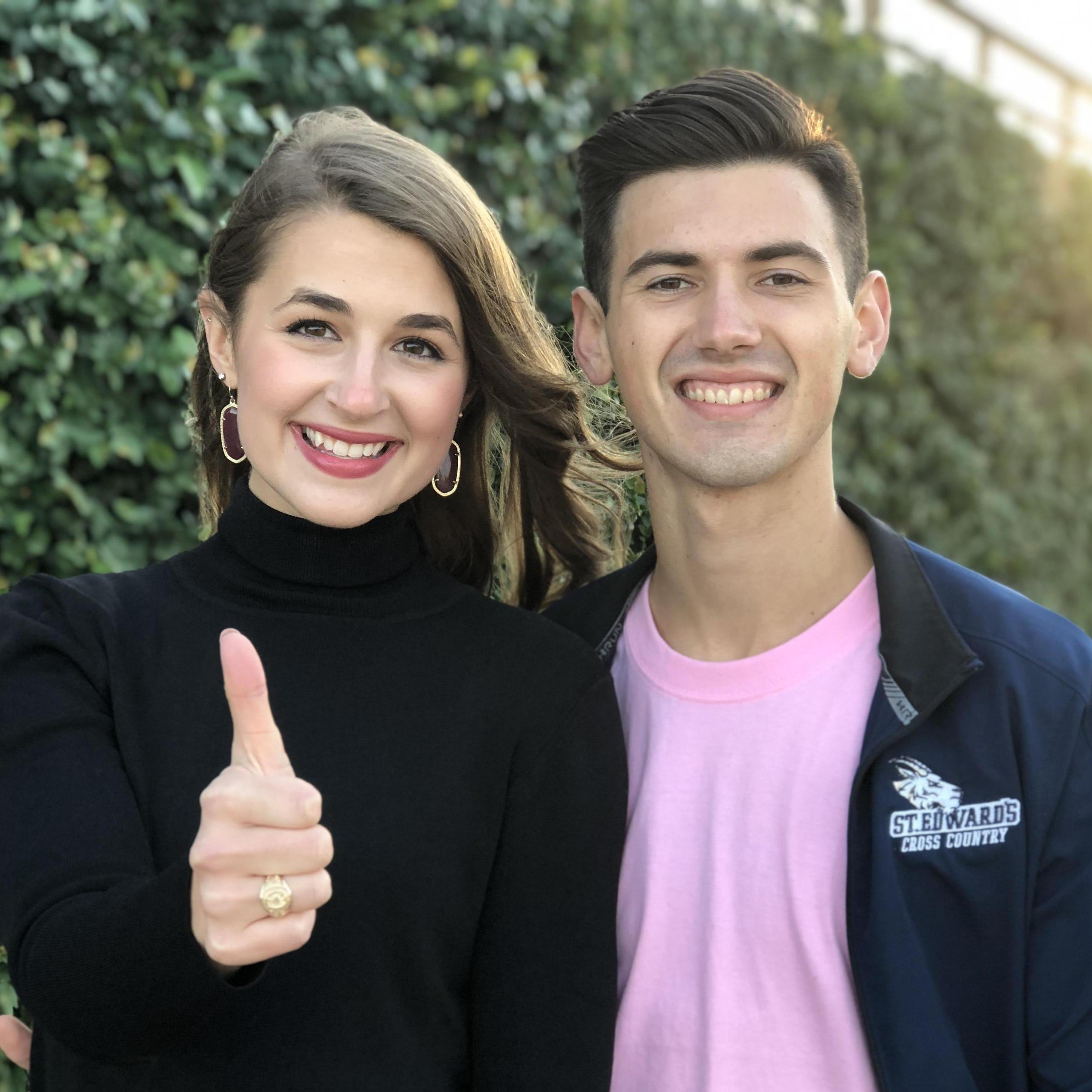 When Jessamy got her Aggie ring! :) Whoop!